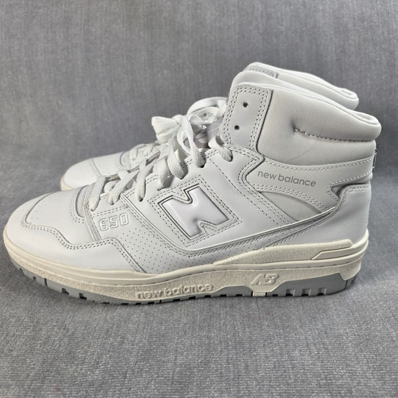New Balance Other - New Balance 650R‎ Triple White Men's Size 10.5 High Top Sneakers Basketball NEW